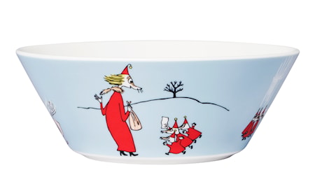 Mumin Skål 15 cm Filifjonkan Grå