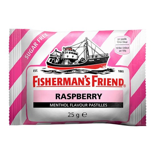 Fishermans Friend Sockerfri Raspberry