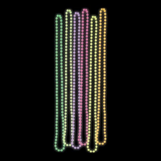 Partybeads Självlysande - 6-pack