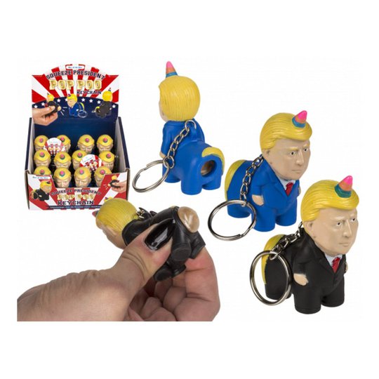 President Squeeze Guldbajs Nyckelring