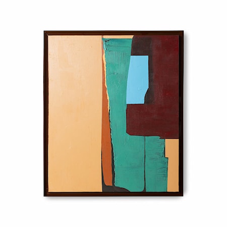 Inramad tavla 'Natural blues' 107x127cm