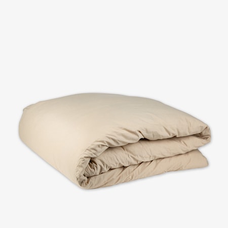 Påslakan Ekologisk Bomull 220x220 Sand