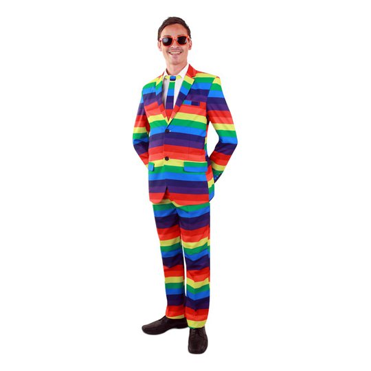 Kostym Rainbow Herr - 46