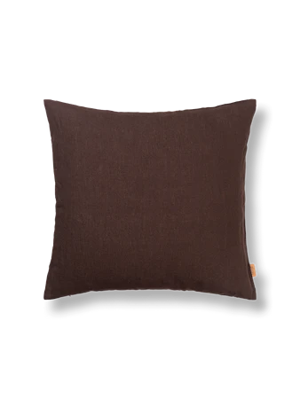Linen Kudde 50x50 cm Chocolate