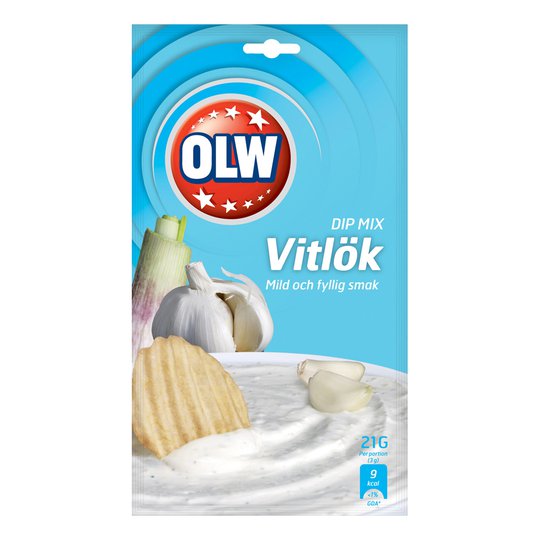 OLW Dipmix Vitlök - 21 gram