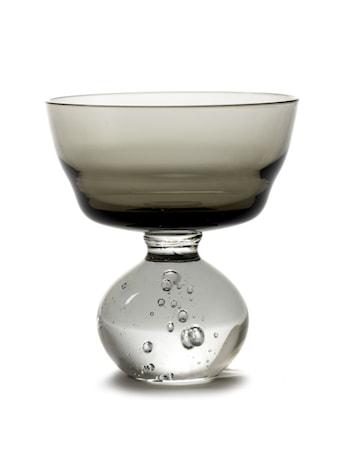 Eternal snow Glas Medium Rökgrå