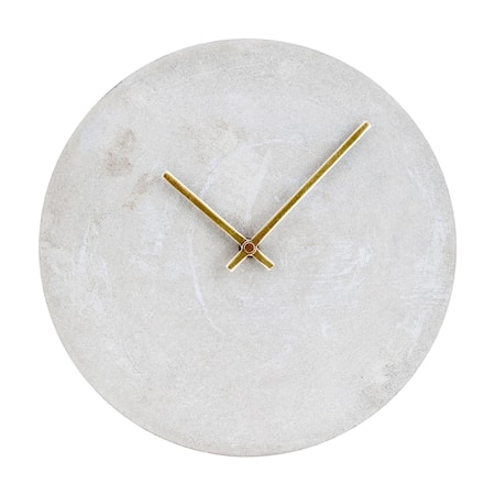 Väggklocka Watch Ø 28 cm Betong