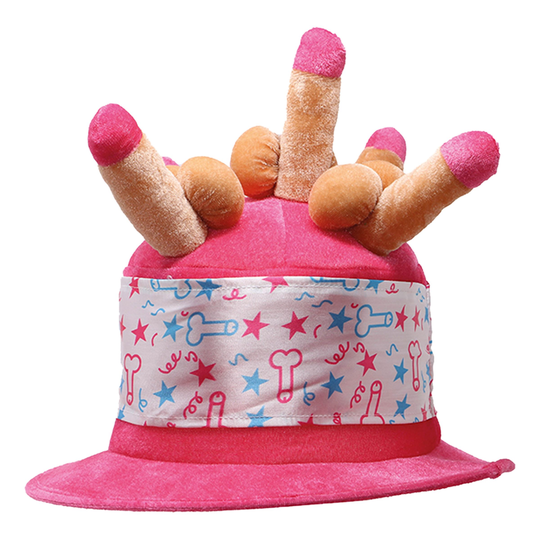Rosa Hatt med Snoppar - One size