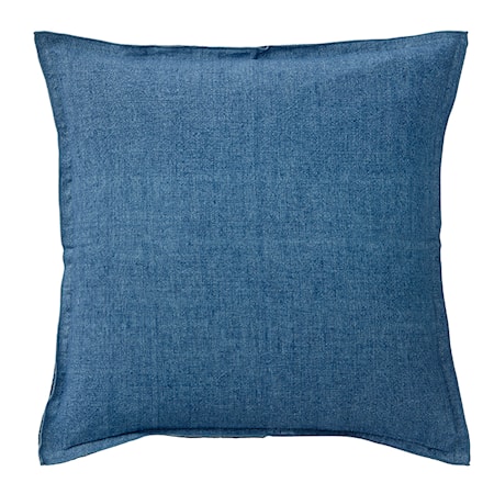Kuddfodral Linne 50x50 cm Mörkblå