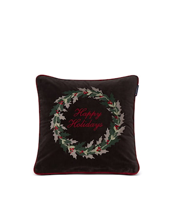 Holly Wrath Embroidered Kuddfodral Bomull/Sammet