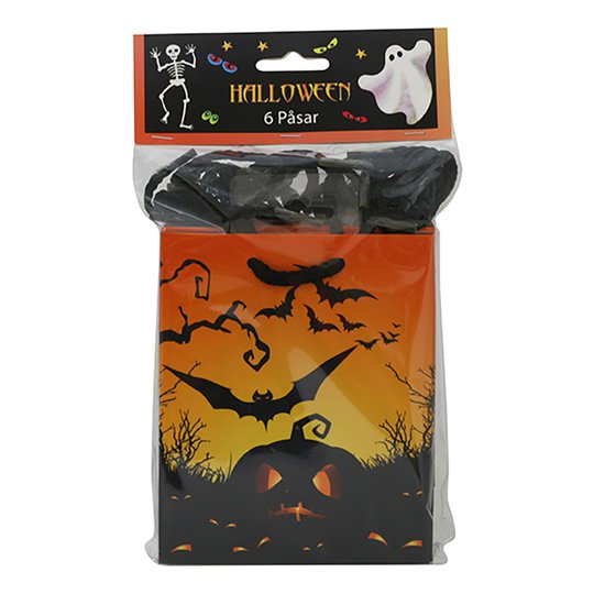Kalaspåsar Scary Halloween - 6-pack