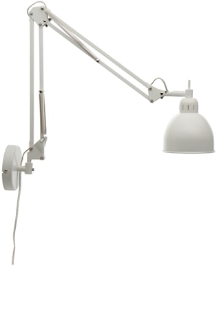 Job Vägglampa Matt Vit