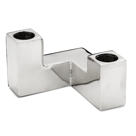 Tube Ljusstake Förnicklad Mässing 60mm