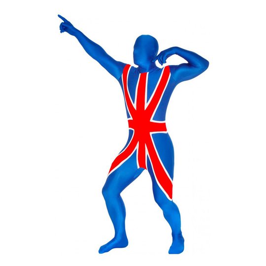 Morphsuit Storbritannien Maskeraddräkt - Medium
