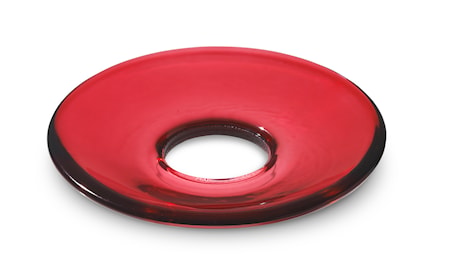 Lumi Ljusmanschett flat Ø8,5 cm Röd