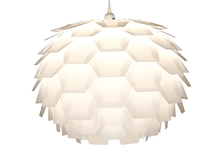 Carpatica Taklampa Ø60 Vit IP20