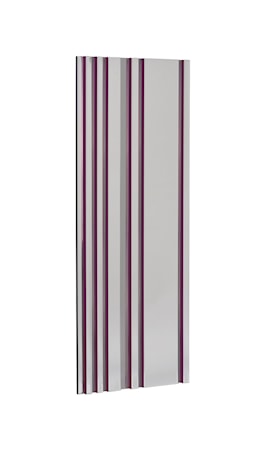Rays of Light Spegel Silver/Burgundy/Midnight