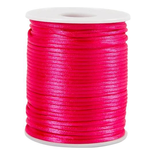 Satinsnöre Rosa - 50 meter
