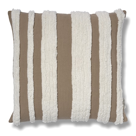 Lanka Kuddfodral 50x50 Simply Taupe/White