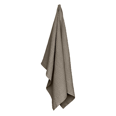Big Waffle Handduk/Filt 150x100 cm Brun
