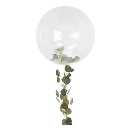 Ballonger Orbz Transparent/Grön - 1-pack