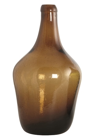 Glasflaska Rec 41cm Brun