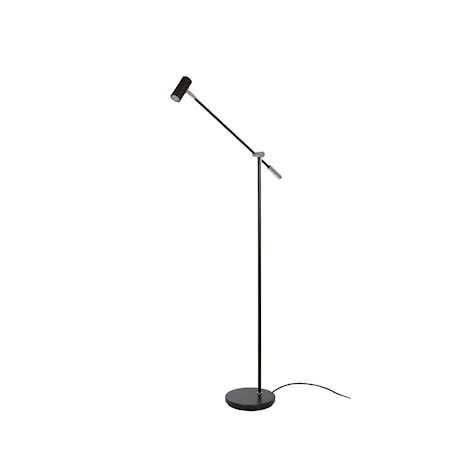 Cato Golvlampa Mattsvart LED 133 cm