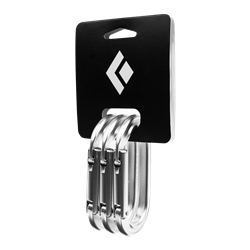 Black Diamond Oval Carabiner 3 Pack