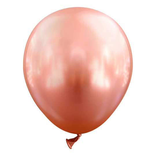 Latexballonger Mini Krom Roséguld - 25-pack
