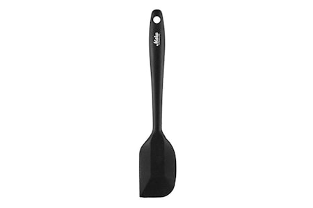 Slickepott 20 cm Rostfritt stål/Silikon Svart