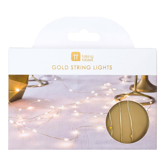 LED Ljusslinga Guld