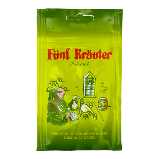 Fünf Kräuter Halstabletter - 70 gram