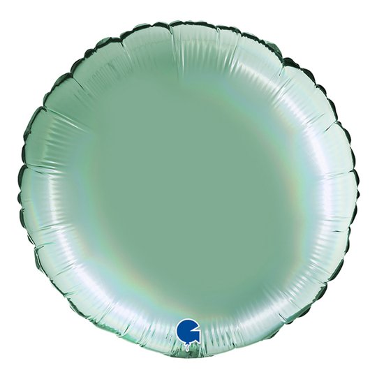 Folieballong Rund Holografisk Tiffany - 1-pack