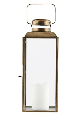 Ljuslykta Vintage 36 cm Mässing