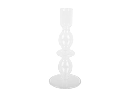 Art bubbles Ljusstake Glas Medium Klar