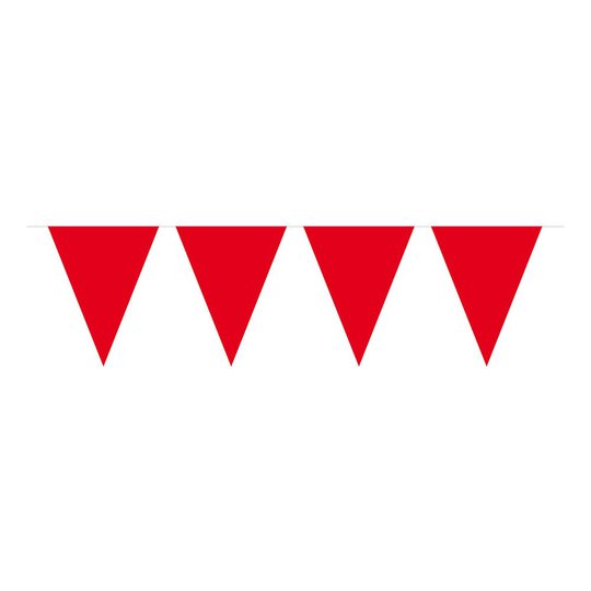 Flaggirlang Röd Stor