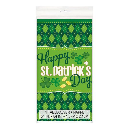 Plastduk Happy St Patrick's Day Grön