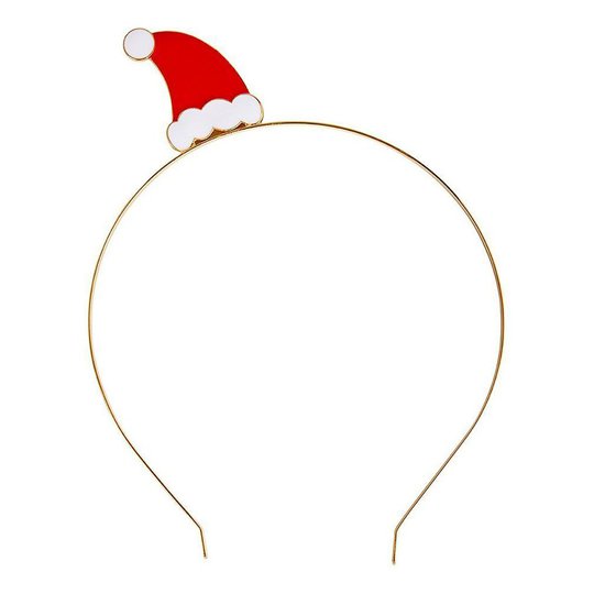 Diadem Guld med Liten Tomteluva - One size