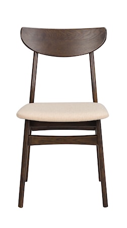 Rodham Stol Brun ek/beige