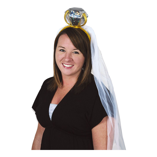 Diadem Gigantisk Diamantring - One size
