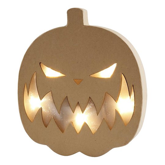 Papier-maché Pumpa LED Mad