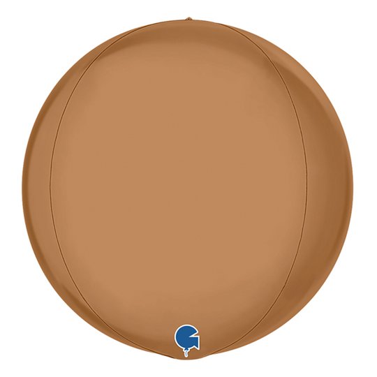 Folieballong Globe Stor Champagne