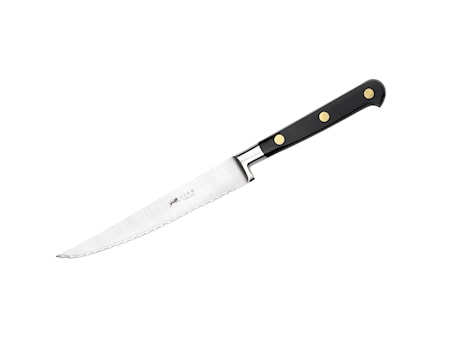 Ideal Stekkniv tandad stål/svart 13 cm