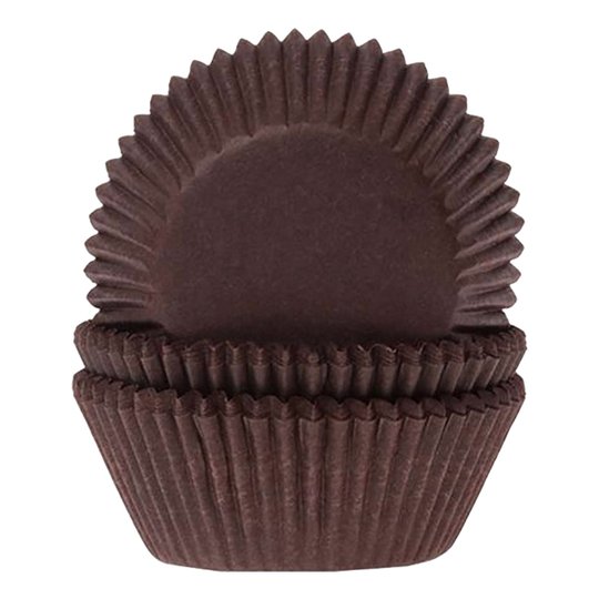 Muffinsformar Brun - 50-pack