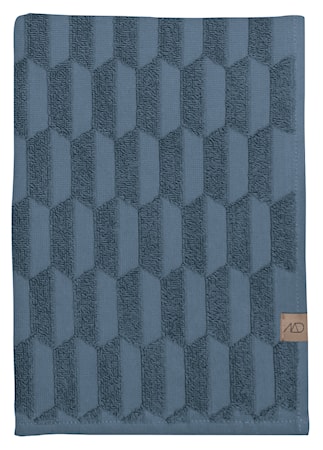 Geo Gästhandduk 2-pack 35x55 cm Slate blue