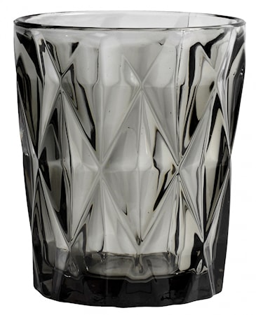 Diamond Dricksglas Grå 10 cm