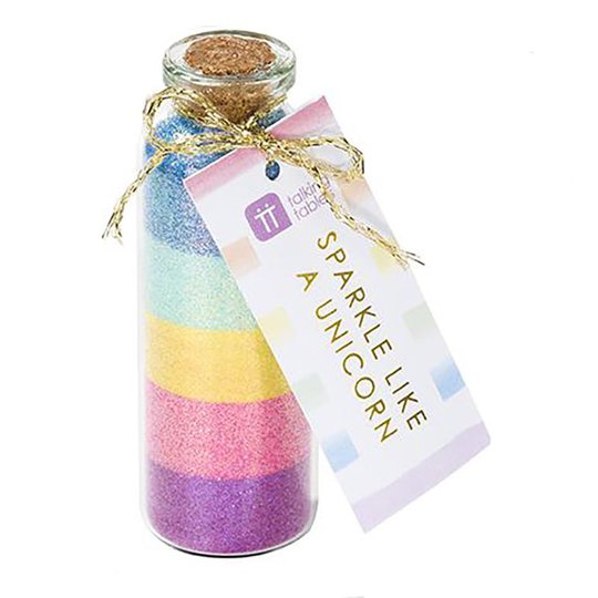 Enhörningsglitter på Burk