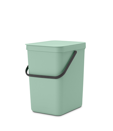 Avfallshink Sort & Go 25L, Jade Green