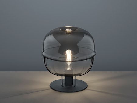 Lorena Bordslampa E27 Svart/Krom glas