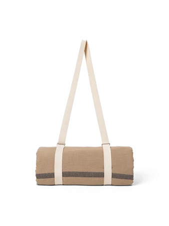 Yard Picknick Filt 180x180 cm Sand/Svart